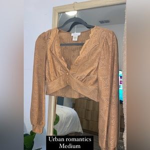 Tan blouse Urban Romantics